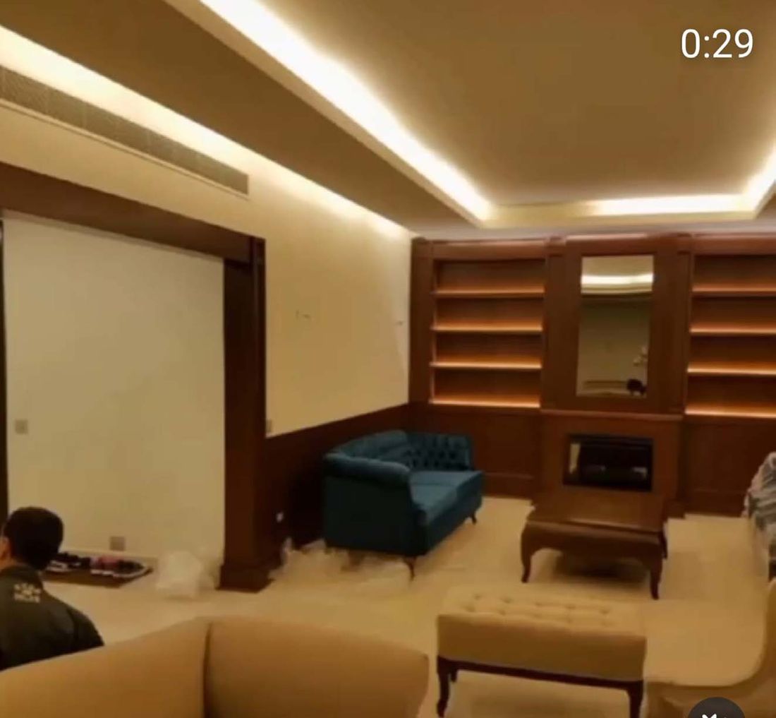 Decorative gypsum ceiling design by Yamout
